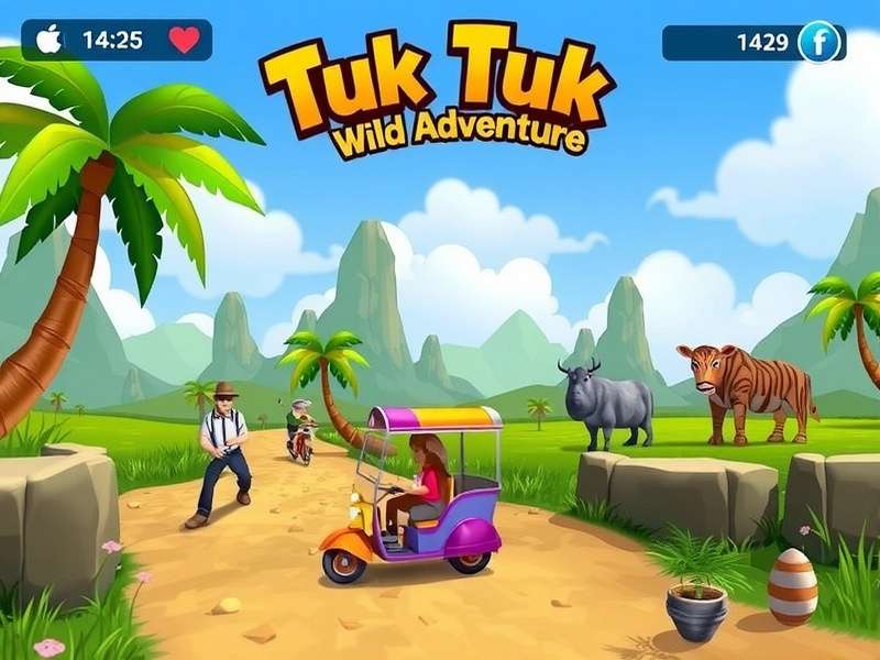 Tuk Tuk Wild Adventure Game Screenshot