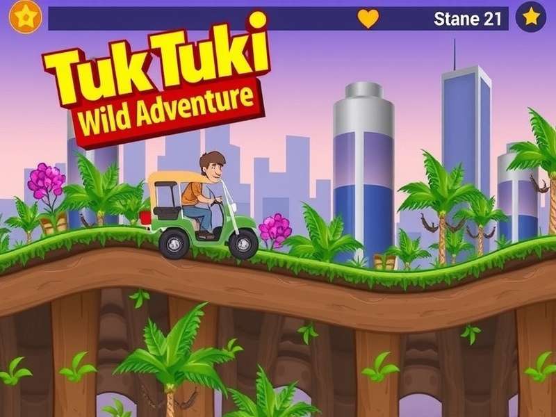 Tuk Tuk Wild Adventure Gameplay Action
